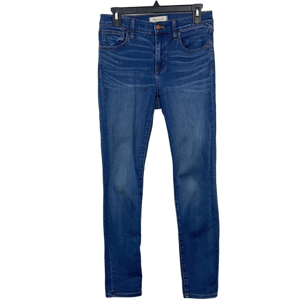 Madewell Jean Roadtripper Women Dark Wash Denim‎ Stretch Skinny Size 26